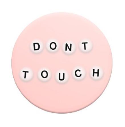 Mobilhllare Pop-Stand "Dont Touch" (Popsockets-alternativ)