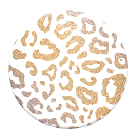 Mobilhllare Pop-Stand "Gold Leopard" ( Popsocket-alternativ )