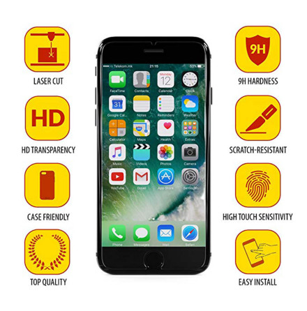 iPhone 7+ Skrmskydd Standard 9H Screen-Fit HD-Clear