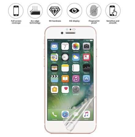 iPhone 6 Skrmskydd 9H 0,2mm Nano-Soft HD-Clear