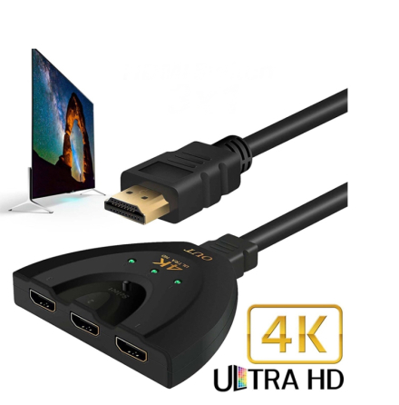 4K 1.4b HDMI SWITCH SPLITTER 3 till 1 1080p (ULTRA HD)