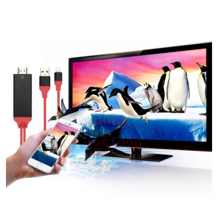 Lightning 8 pin till HDMI HDTV MHL Kabel fr iPhone / iPad