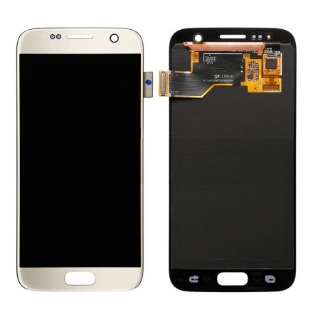 Samsung Galaxy S7 - LCD Display Skrm ORIGINAL (VIT)