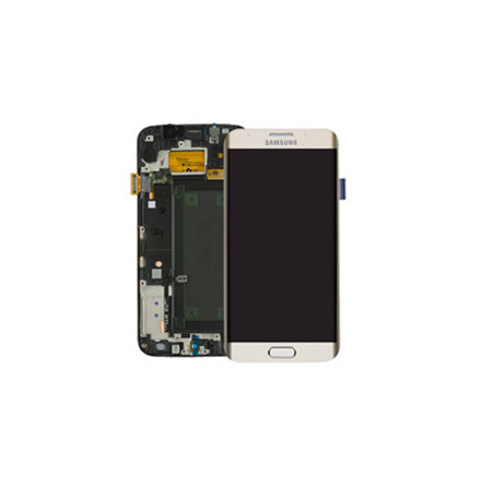 Samsung Galaxy S6 Edge - LCD Display Skrm ORIGINAL (GULD)