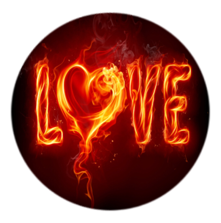 Mobilhllare Pop-Stand "Hot Love" ( Popsockets-alternativ )