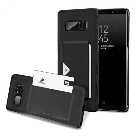 DUX DUCIS - Stilrent Skal med Kortfack - Samsung Galaxy Note 8