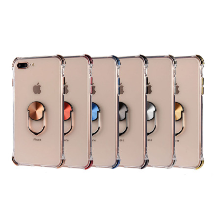 iPhone 7 Plus - Praktiskt Skyddande Skal med Ringhllare