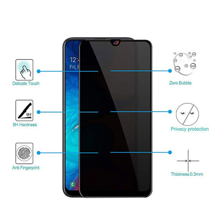 Samsung A10 2.5D Anti-Spy Skrmskydd 9H Screen-Fit