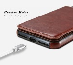 iPhone 8 - NKOBEE Läderskal med Plånbok/Kortfack