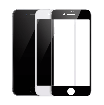 iPhone 6/6S Skrmskydd 2.5D Ram 9H HD-Clear Screen-Fit