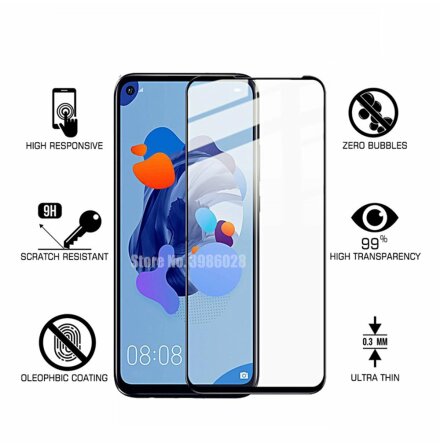 Nova 5T Sk�rmskydd 2.5D Ram 9H 0,3mm HD-Clear Screen-Fit