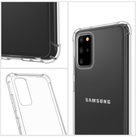 Samsung Galaxy S20 Plus - Genomtnkt Skyddsskal Floveme