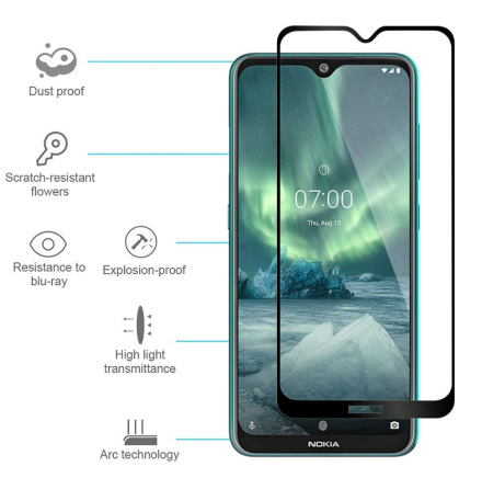 Nokia 6.2 Skrmskydd 2.5D 9H 0,3mm HD-Clear