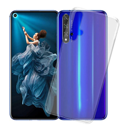 Huawei Nova 5T - Genomtnkt Silikonskal (FLOVEME)