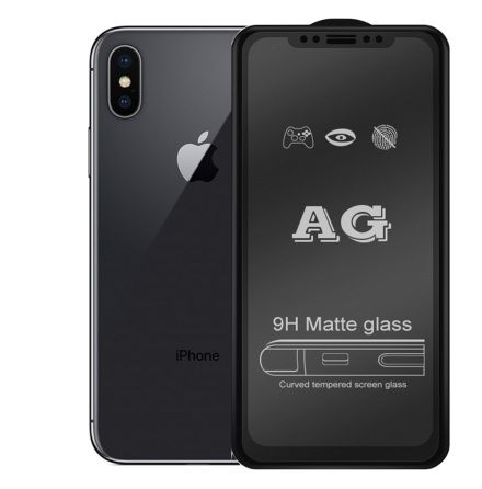 iPhone XS Max 2.5D Anti-Fingerprints Sk�rmskydd 0,3mm