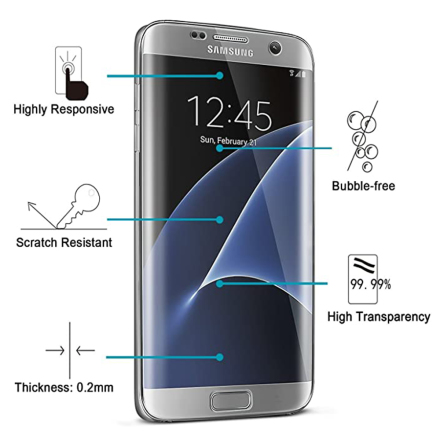 Samsung Galaxy S7 Mjukt Skrmskydd PET 9H 0,2mm