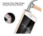 iPhone 6/6S - Skärmskydd med Aluminiumram från HuTech