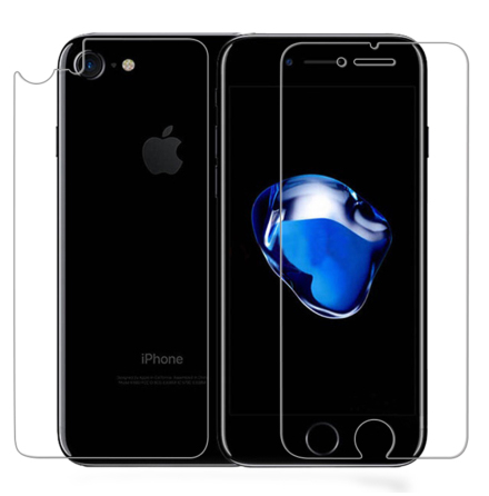 iPhone 7 Mjukt Framsida & Baksida Sk�rmskydd PET 9H 0,2mm