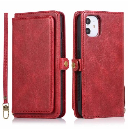 iPhone 11 - Genomt�nkt Dubbelt Pl�nboksfodral