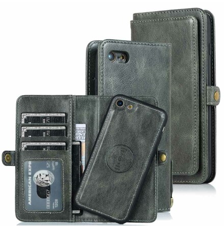 iPhone 7 - Robust Dubbelfunktions Plånboksfodral
