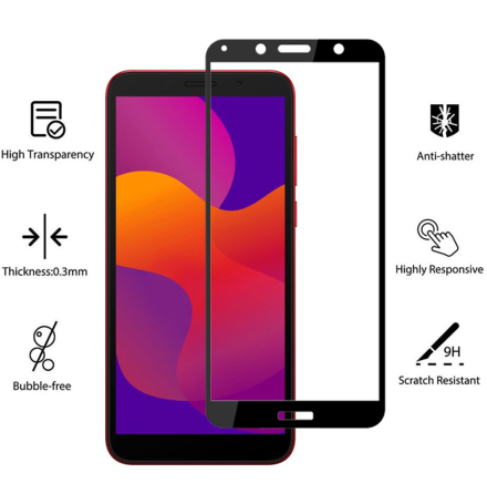 Huawei Y5p 2.5D Skrmskydd Ram 9H 0,3mm