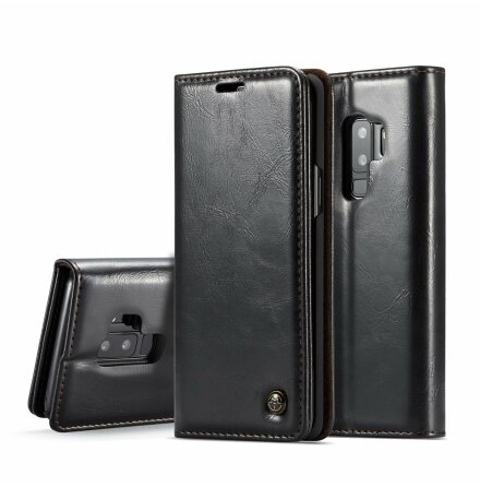 CASEME Stilrent Plånboksfodral för Samsung Galaxy S9+