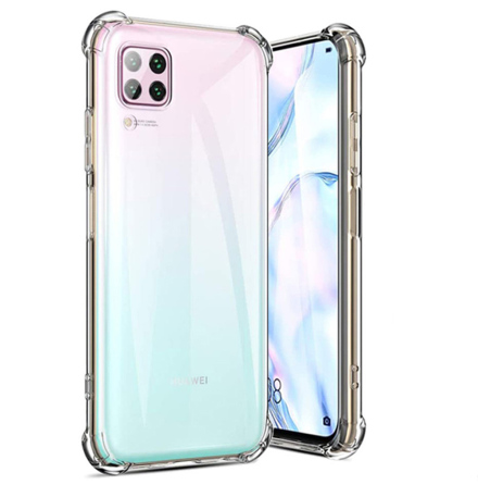 Huawei P40 Lite - Genomtnkt Floveme Silikonskal