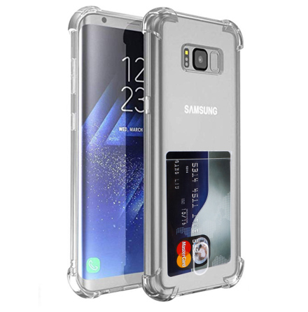 Samsung Galaxy S8 - Skyddande Floveme Skal med Korthållare