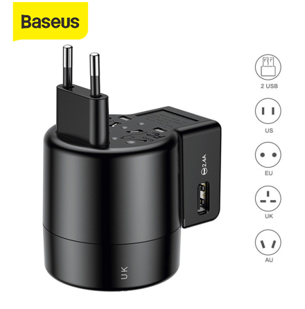 Baseus Res Vggladdare (USB) Svensk,EU,USA