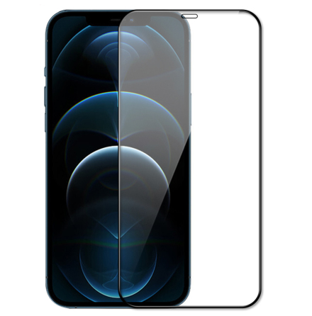 iPhone 12 Skrmskydd Carbon-fiber 9H 0,3mm