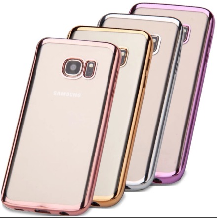 Samsung Galaxy S6 Edge - Stilrent Silikonskal frn LEMAN