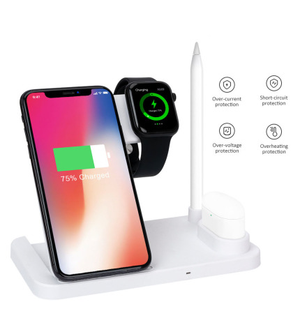 4in1 Trdlsladdnings Mobil,Apple Watch, Apple Pen, Airpods