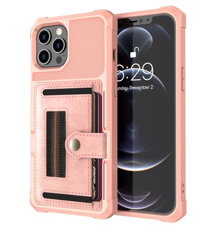 iPhone 12 Pro Max - Praktiskt Stils�kert Skal med Korth�llare