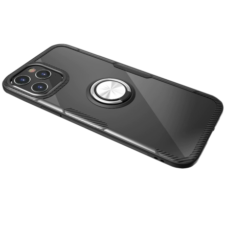 iPhone 12 Pro Max - Effektfullt Skal med Ringhållare (LEMAN)