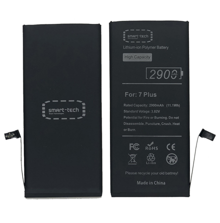 iPhone 7 Plus - Smart Tech 2900mAh Batteri Hgkapacitet