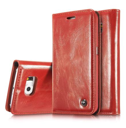 Stilrent Plnboksfodral frn CASEME till Samsung Galaxy S6 Edge