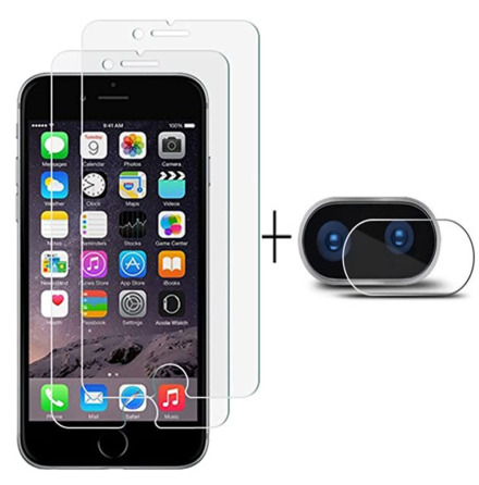 iPhone 7 Plus Skärmskydd + Kameralinsskydd HD 0,3mm