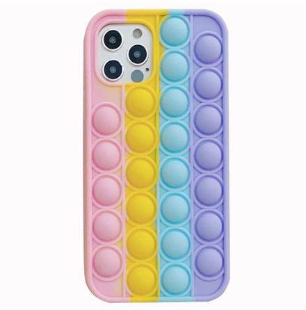 iPhone 12 Pro - Anti-Stress Fidget Pop It Silikonskal