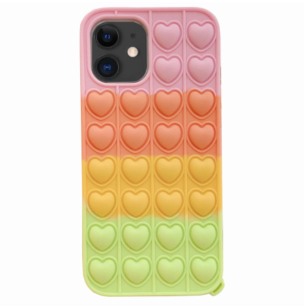 iPhone 12 - Stilrent Fidget Pop It Simple Dimple Silikonskal