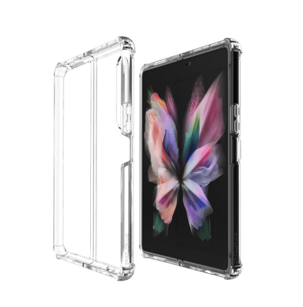 Samsung Galaxy Z Fold 3 - Sttdmpande Stilrent Silikonskal