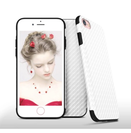 Stilskert Smart iPhone 8 Plus Floveme (CARBON-serie)