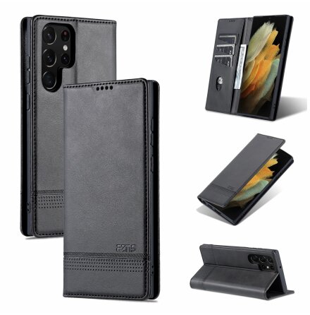Samsung Galaxy S22 Ultra - Stilrent Praktiskt AZNS Plånboksfodral