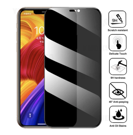 iPhone 11 Pro Max Sk�rmskydd Anti-Spy HD 0,3mm