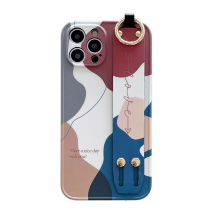 iPhone 12 Pro - St�td�mpande Smidigt Skal med H�llare