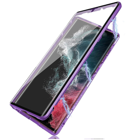 Samsung Galaxy S21 Ultra - Stilrent Dubbelt Magnetiskt Skal