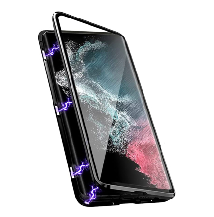 Samsung Galaxy S22 Plus - Kraftfullt Dubbelt Magnetiskt Skal