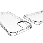 iPhone 13 Mini - 1 Set Stötdämpande Silikonskal med Skärmskydd