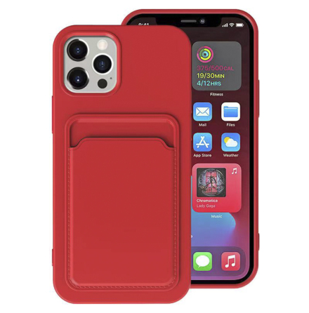 iPhone 14 Pro Max - Genomt�nkt Floveme Skal med Korth�llare