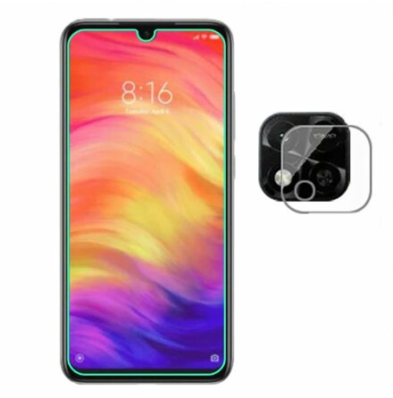 Xiaomi Redmi 9C NFC Skrmskydd Kameralinsskydd 0,3mm