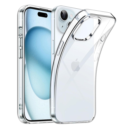 iPhone 15 plus - Stötdämpande TUNT Silikonskal (Floveme)